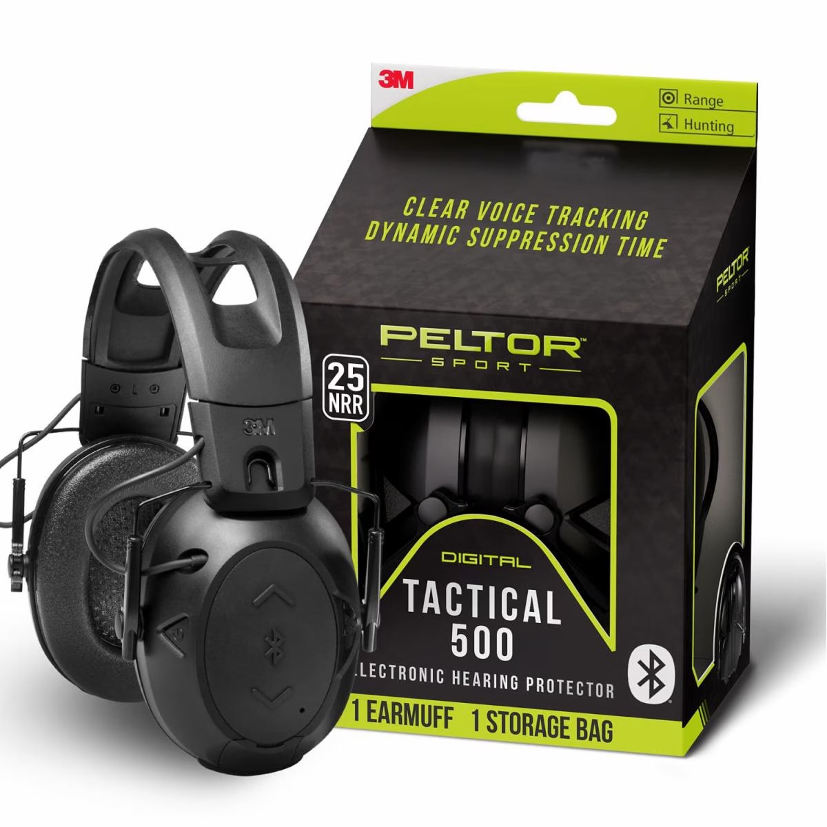 Peltor Sport Tactical 500: Electronic Hearing Protection with Bluetooth